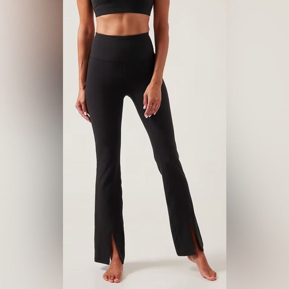 Athleta Pants - Athleta Black Elation Split Flare Pant Size XL
